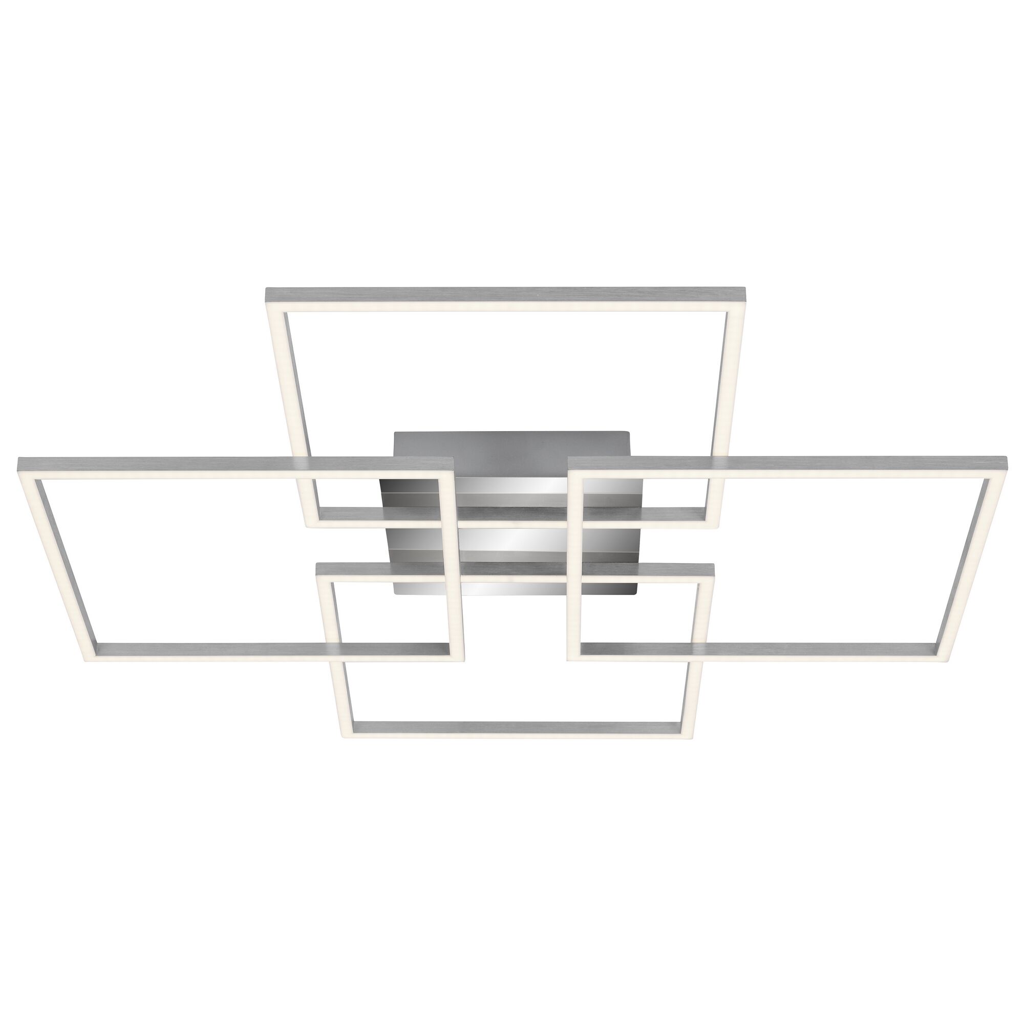 Moderne Deckenleuchte mit viereckigen Formen