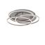 LED-Deckenleuchte 'Frame' matt-nickelfarben 4800 lm, Ø 52,5 cm