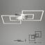 LED-Deckenleuchte 'Frame' chromfarben/aluminiumfarben 3600 lm, 52 x 43,8 cm