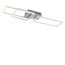 LED-Deckenleuchte 'Frame' chromfarben/aluminiumfarben 3300 lm, 26 x 92,8 cm