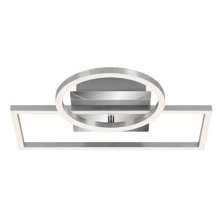 2. Bild von LED-Deckenleuchte 'Frame' chromfarben/aluminiumfarben 1500 lm, 31 x 38 cm