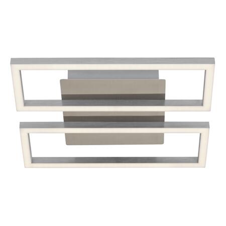 2. Bild von LED-Deckenleuchte 'Frame' matt-nickelfarben 1400 lm, 23,8 x 28 cm