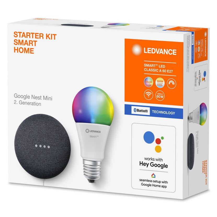 LEDVANCE SMART+ Starter Kit mit Google Nest Mini