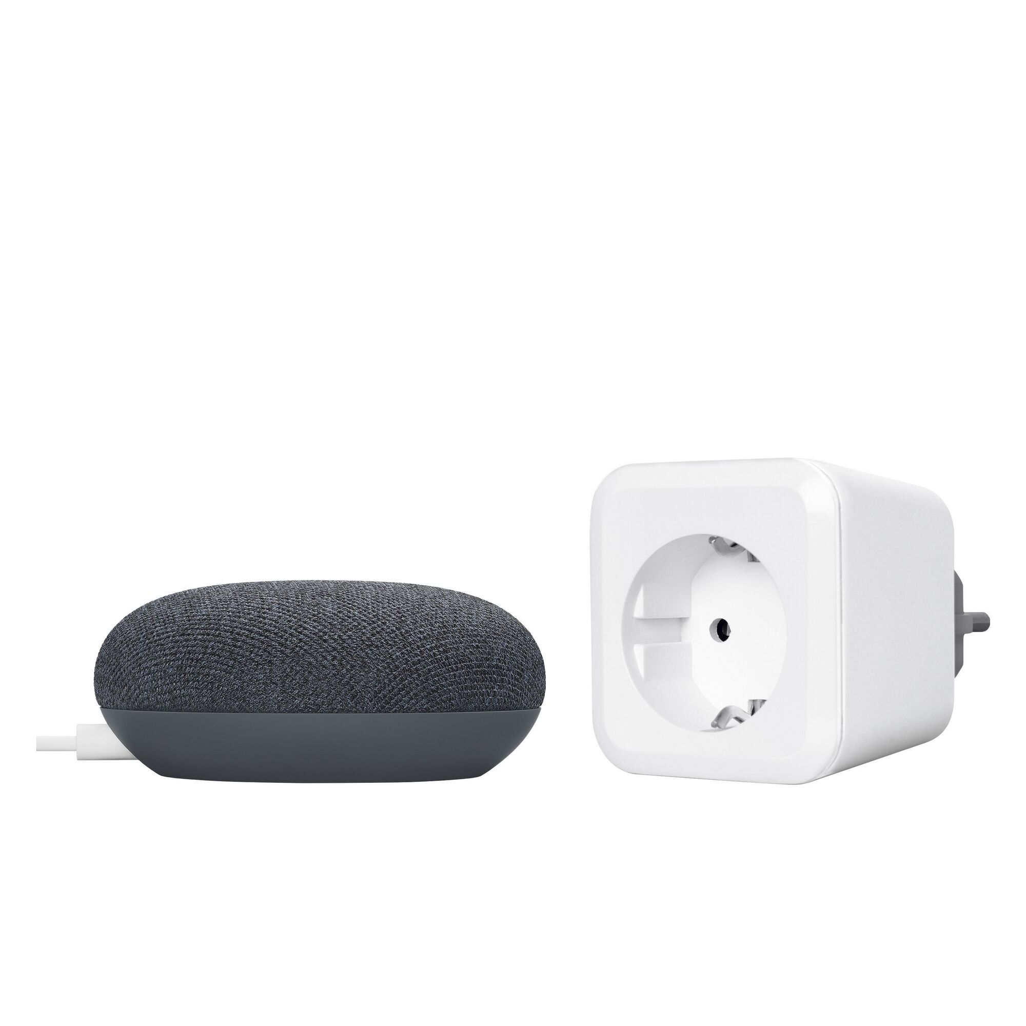 Google Nest Mini und smarte Steckdose