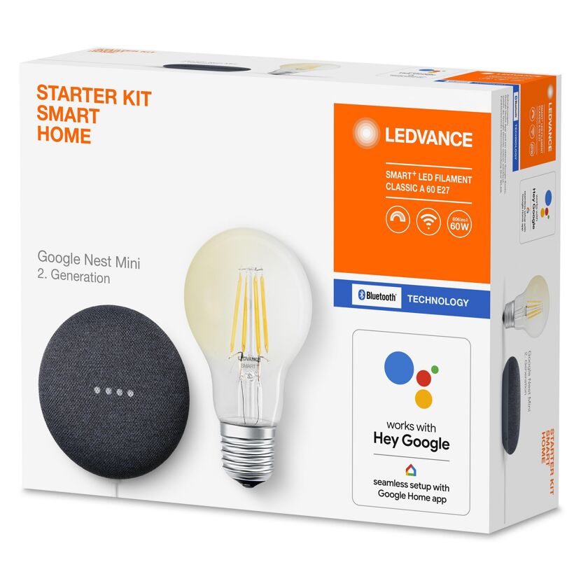 LEDVANCE SMART+ Starter Kit mit Google Nest Mini