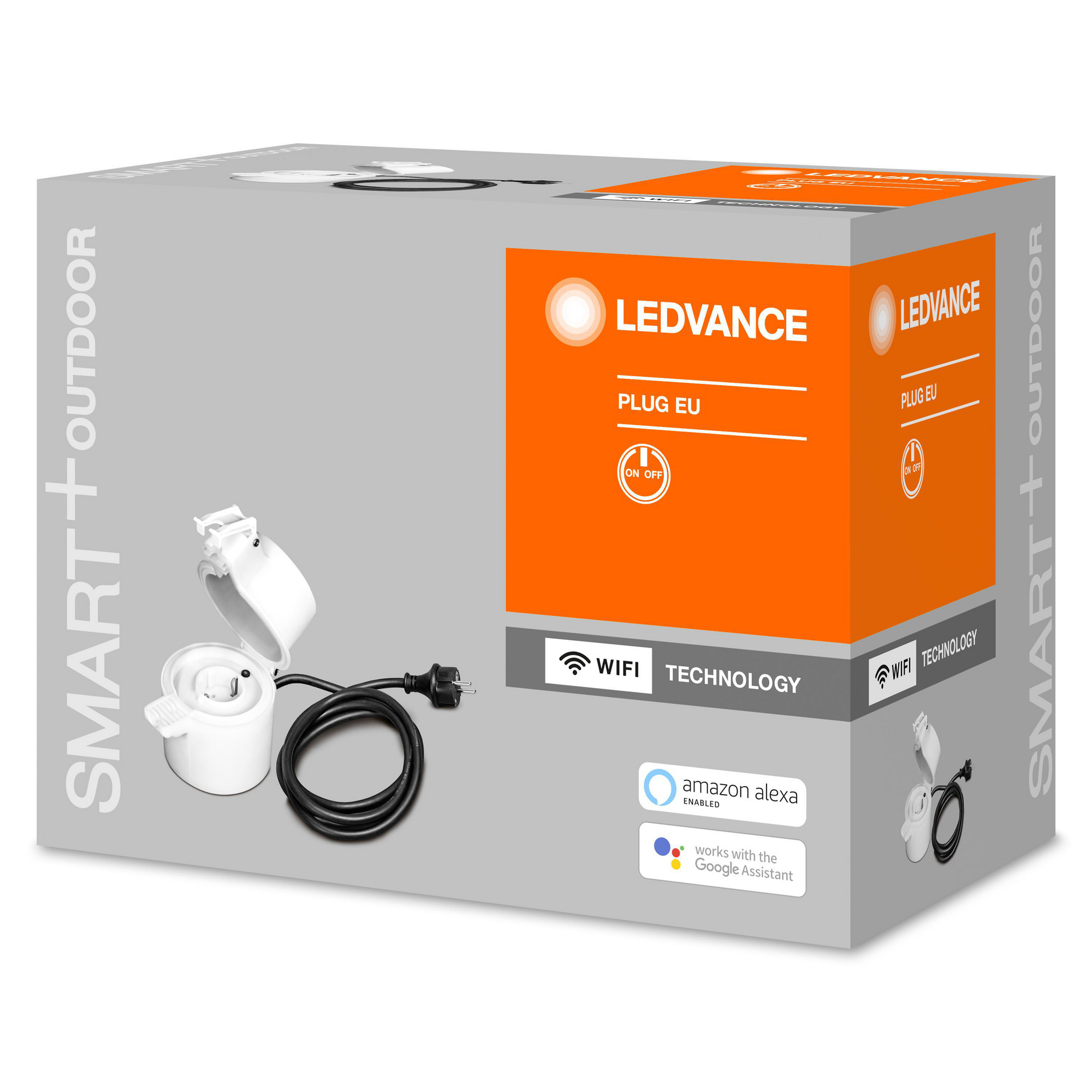Smart Home-Außensteckdose 'Smart+' für Leuchten und Elektrogeräte + product picture