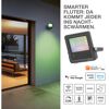LED-Außenwandstrahler 'Smart+' 30 W 2400 lm warmweiß IP 65 16,8 x 3 x 20,9 cm
