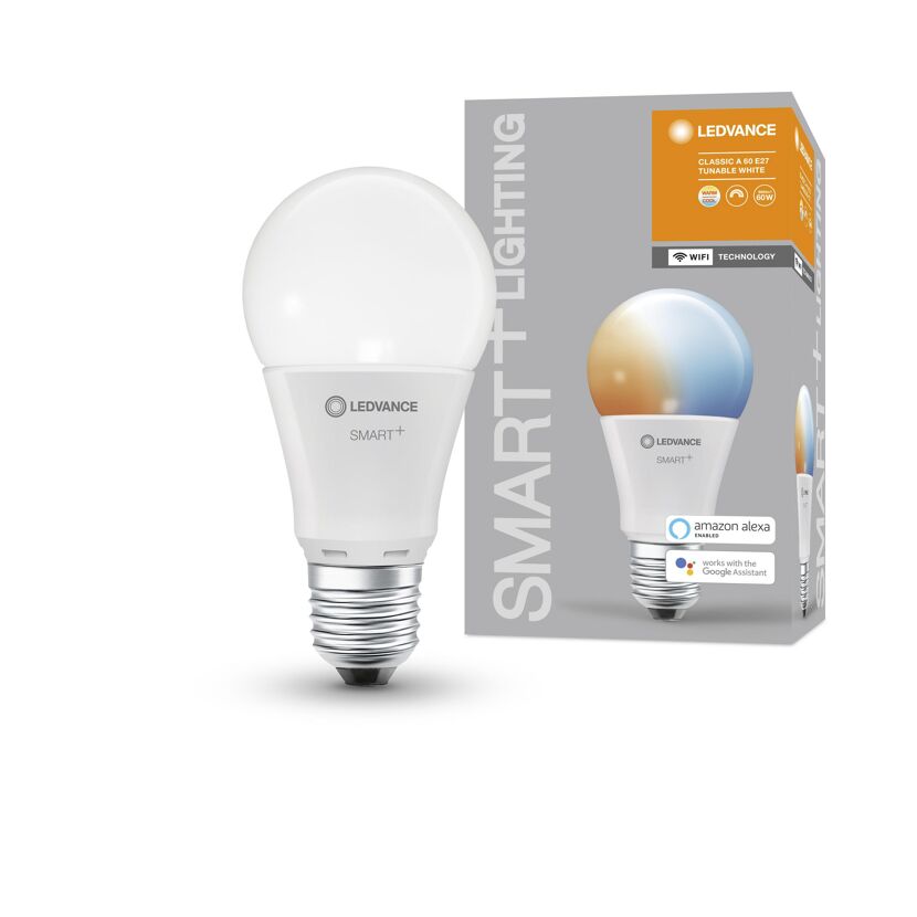 LEDVANCE SMART+ Classic A 60 E27, WLAN-fähig
