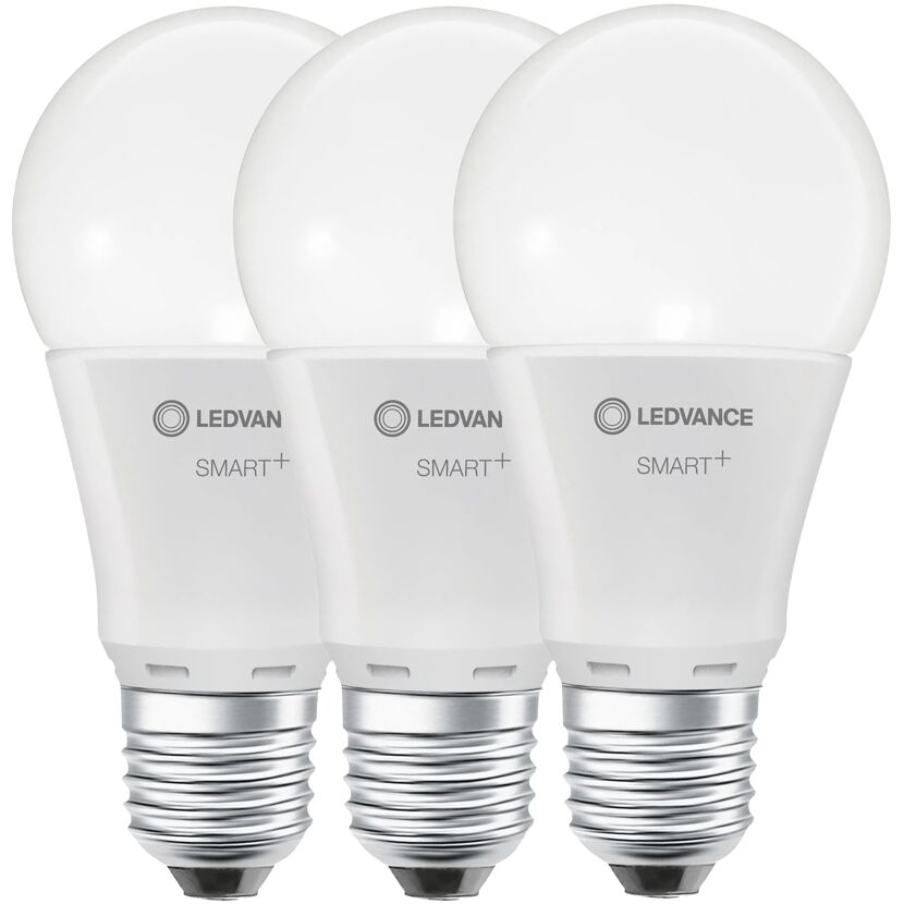 LED-Leuchtmittelset 'Smart+' dimmbar matt E27 9 W 806 lm warmweiß
