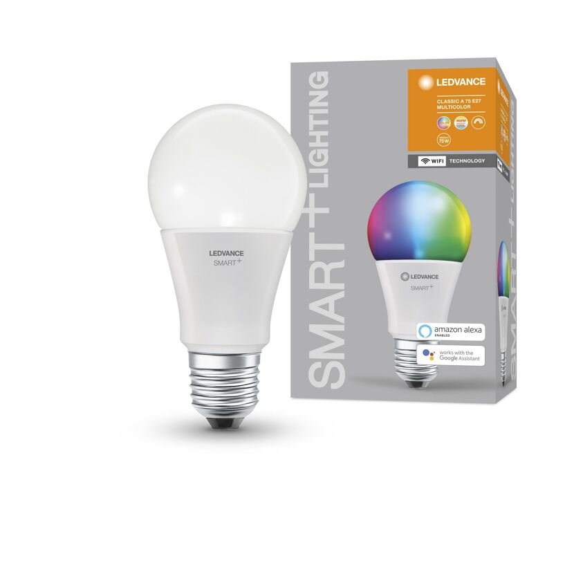 LEDVANCE SMART+ Classic A 75 E27 Multicolor WLAN-Glühbirne