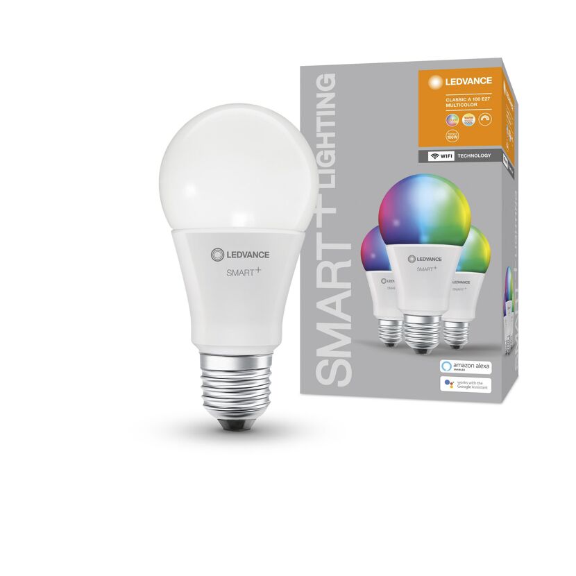 LED-RGBW-Lampe 'Smart+' 14,1 cm 1521 lm 14 W E27 weiß WLAN 3 Stk.