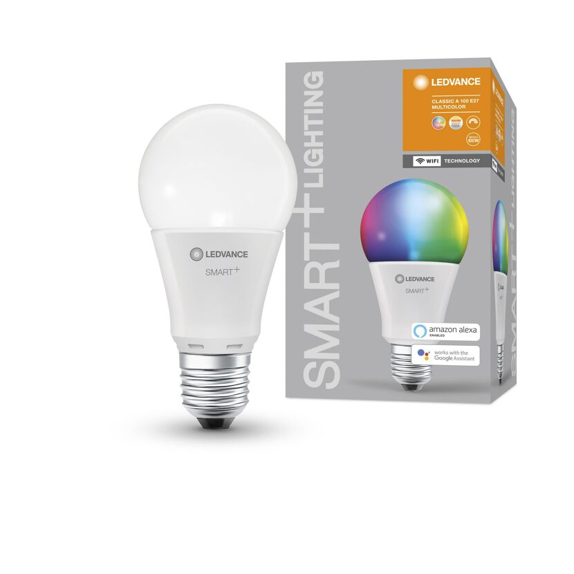 LEDVANCE SMART+ Classic A 100 E27 Multicolor WLAN-Lampe