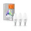 LEDVANCE SMART+ Classic E14 Multicolor LED-Lampen und Verpackung