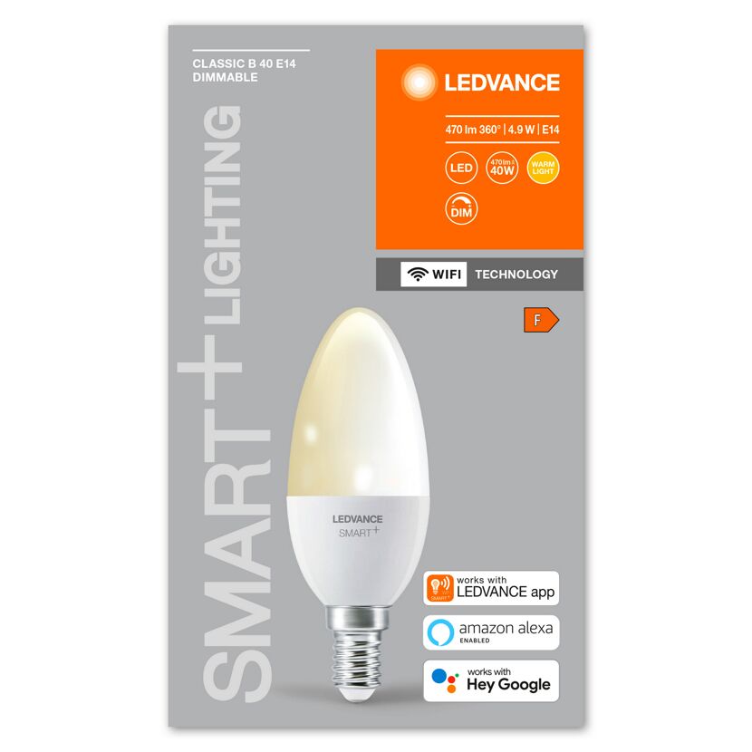 LED-Lampe 'Smart+' 10,7 cm 470 lm 5 W E14 weiß WLAN