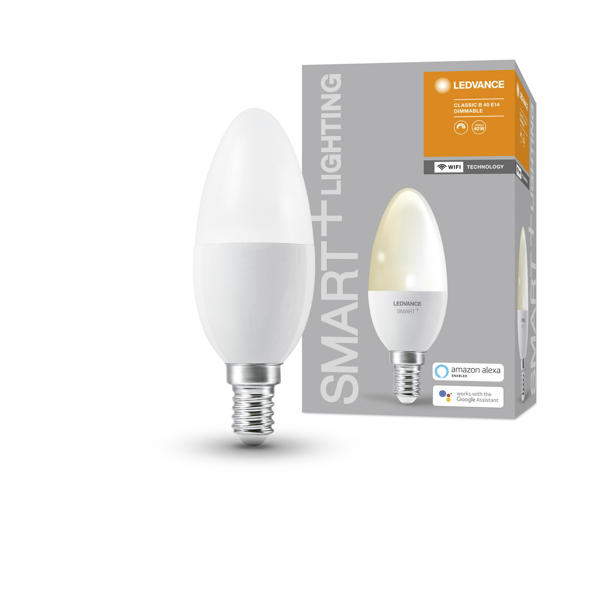 LED-Lampe 'Smart+' 10,7 cm 470 lm 5 W E14 weiß WLAN + product picture