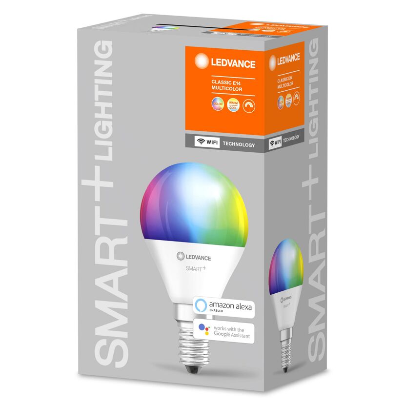 LED-RGB-Lampe 'Smart+' 8,9 cm 470 lm 5 W E14 weiß WLAN