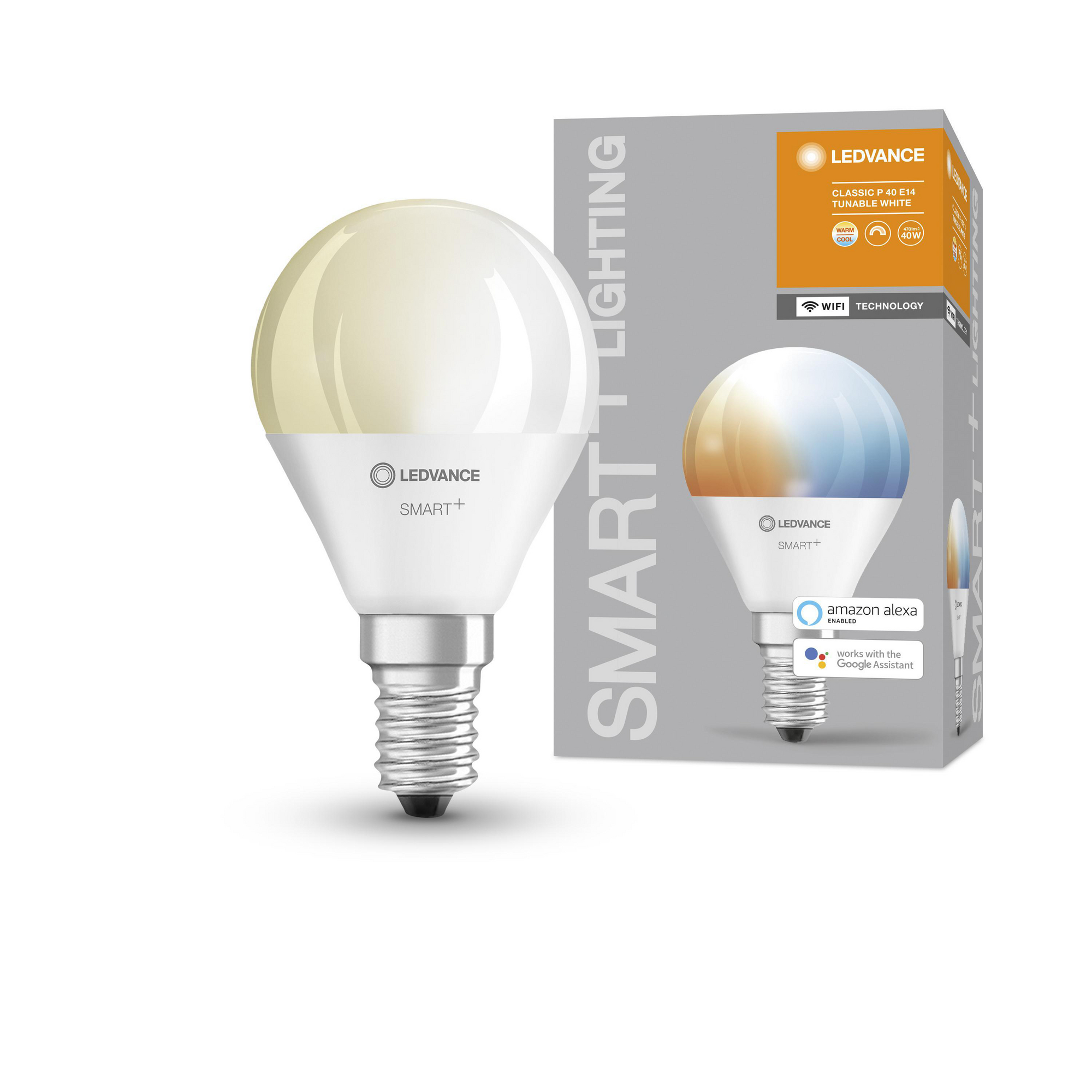 LED-Lampe 'Smart+' 8,9 cm 470 lm 5 W E14 weiß WLAN Tunable White + product picture