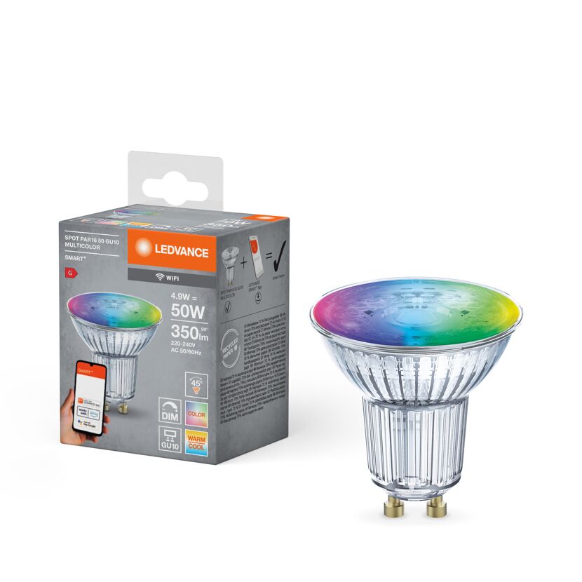 LED-RGB-Reflektorlampe 'Smart+' 5,5 cm 350 lm 5 W GU10 weiß WLAN