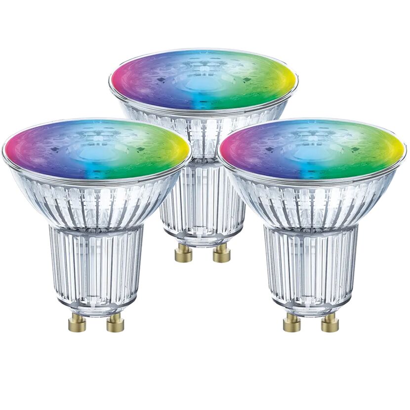 LED-RGB-Reflektorlampe 'Smart+' 5,5 cm 350 lm 5 W GU10 weiß WLAN Tunable White 3 Stk.