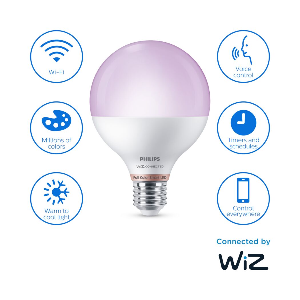 Philips Wiz Smart LED Lampe, verschiedene Funktionen