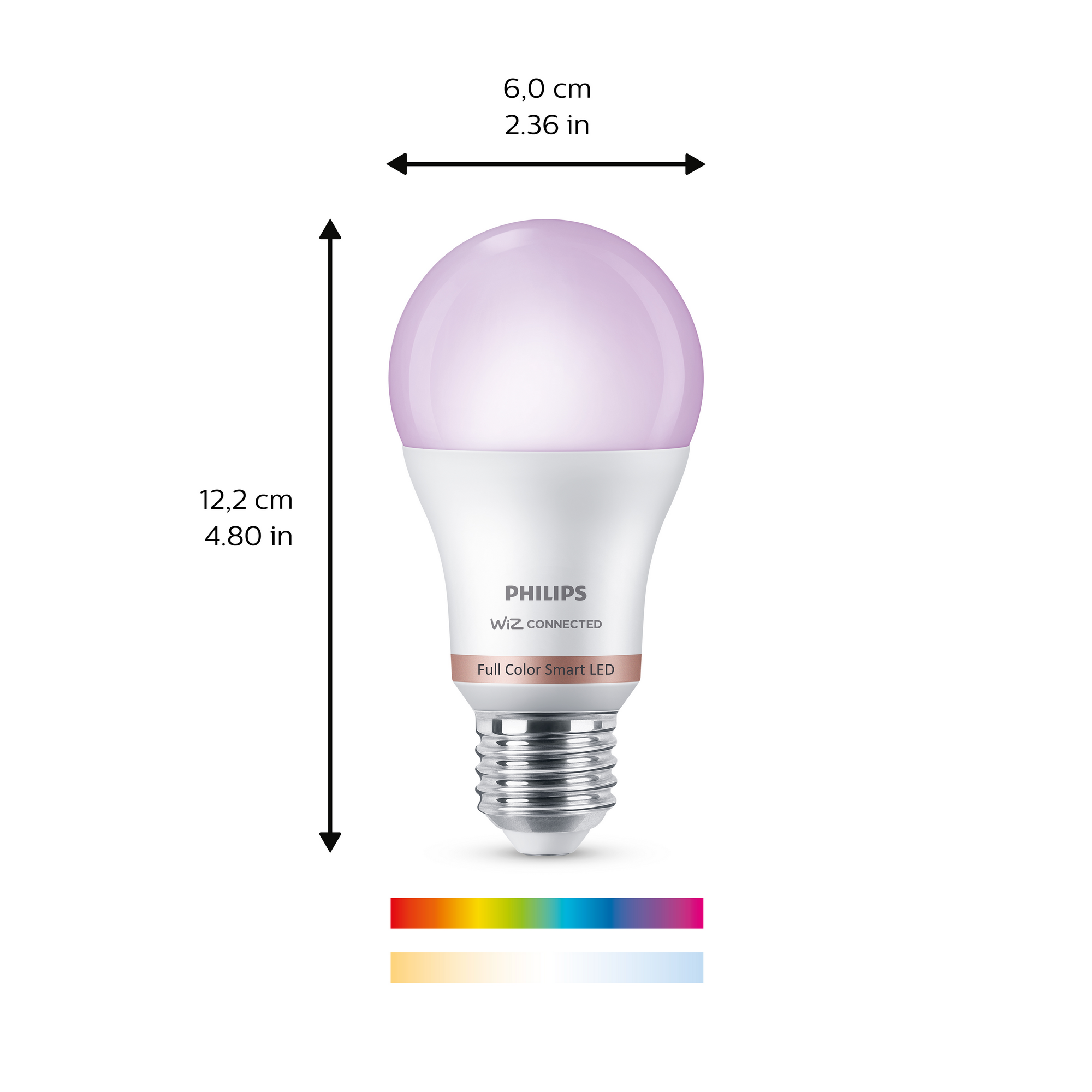 LED-Lampe 'SmartLED' 806 lm E27 Glühlampe weiß + product picture