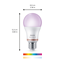 Verkleinertes Bild von LED-Lampe 'SmartLED' 806 lm E27 Glühlampe weiß