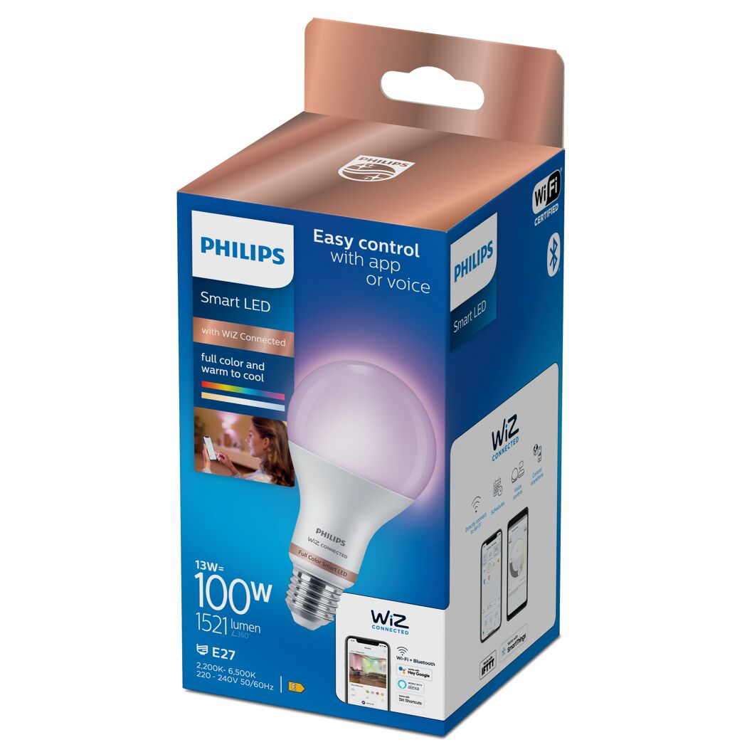 Philips Smart LED-Lampe E27 in Verpackung