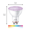 Verkleinertes Bild von LED-Lampe 'SmartLED' 400 lm GU10 Reflektor weiß