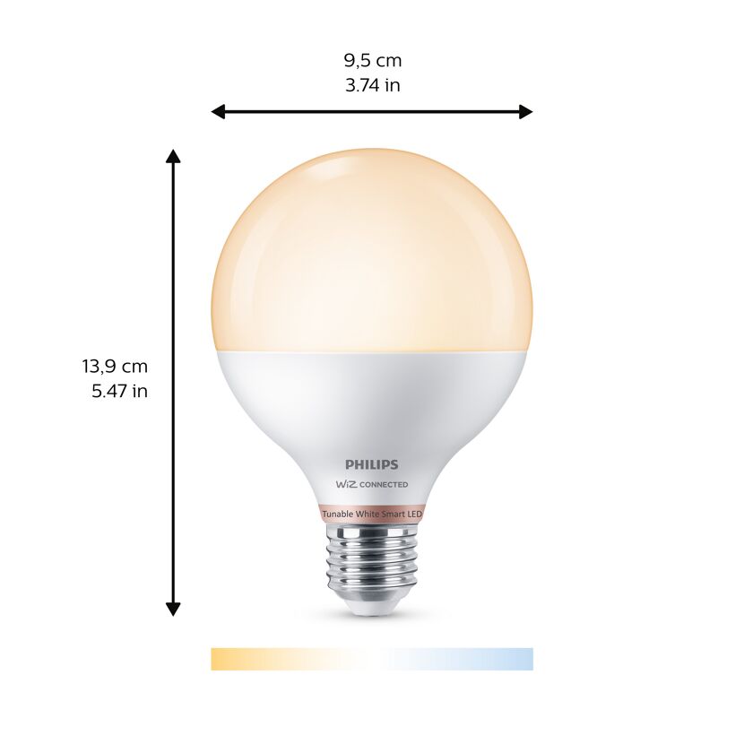 Philips Wiz Connected LED-Lampe E27, G95