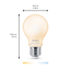 Verkleinertes Bild von LED-Lampe 'SmartLED' 806 lm E27 Glühlampe weiß 2700-6500 K 7 W