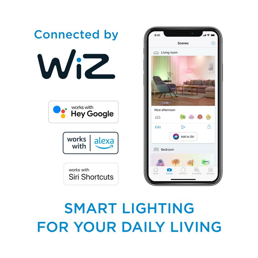 Wiz Smart Home App auf Smartphone