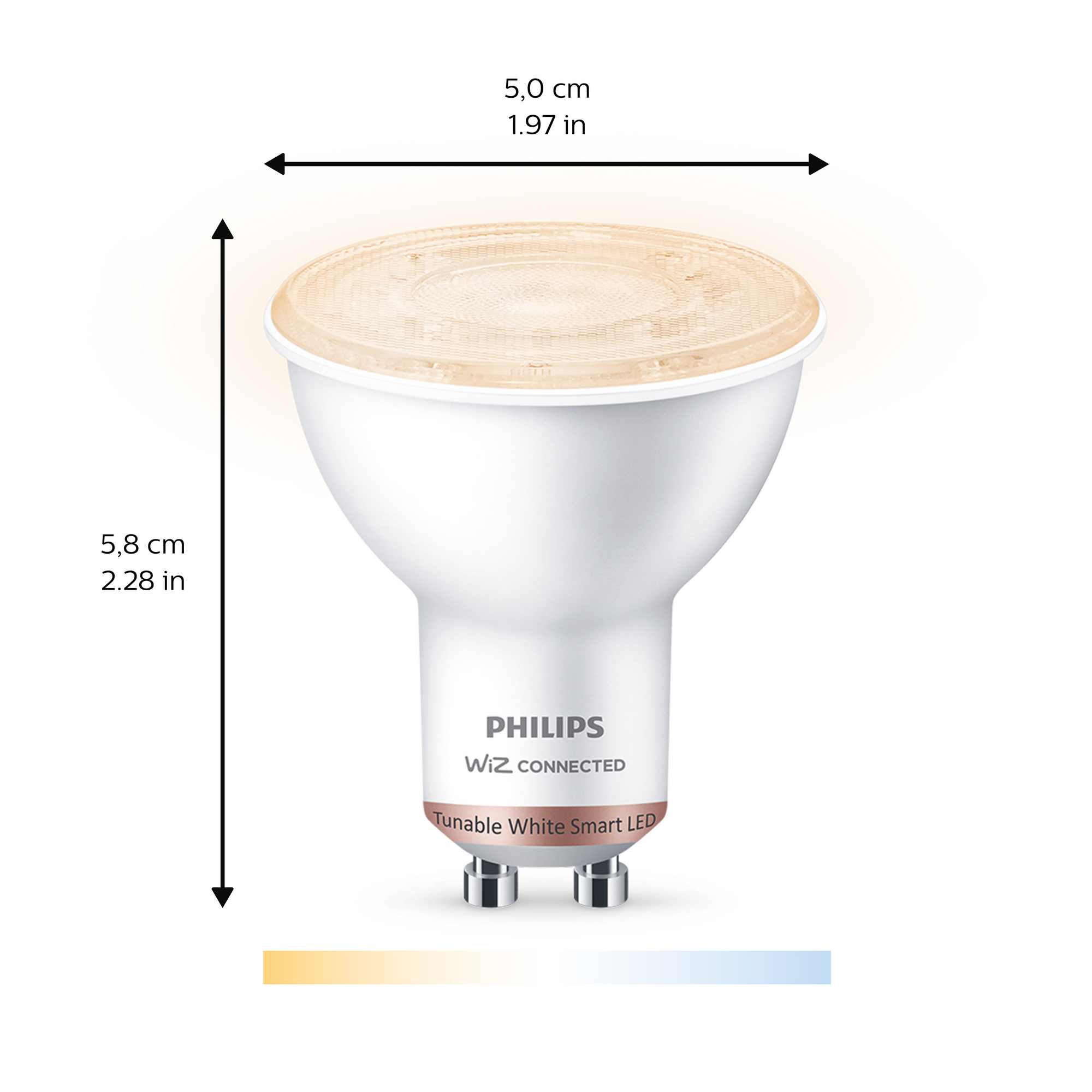 LED-Lampe 'SmartLED' 400 lm GU10 Reflektor weiß 2700-6500 K + product picture