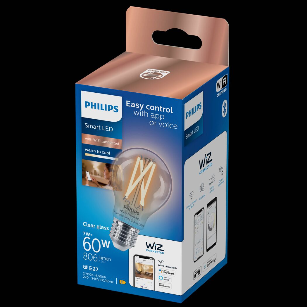 Verpackung des Philips SmartLED Leuchtmittels.