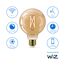 Philips Smart LED-Lampe, E27, G95, 50W, bernsteinfarben
