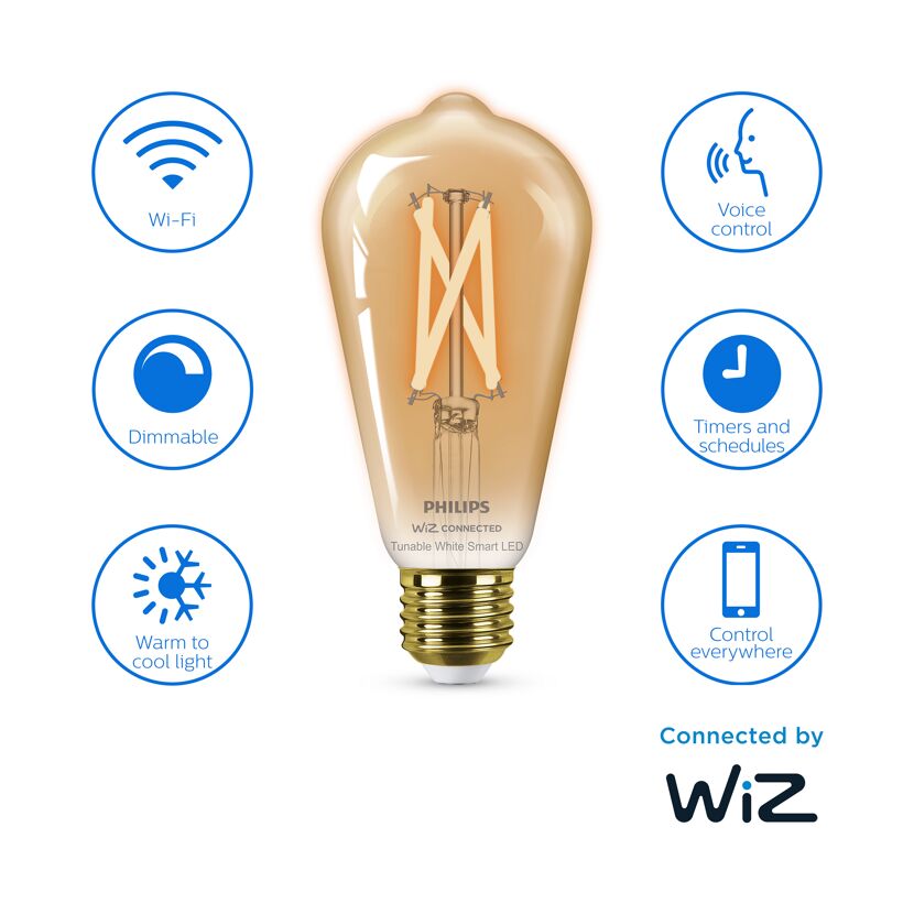 Philips, WiZ Connected, Tunable White Smart LED