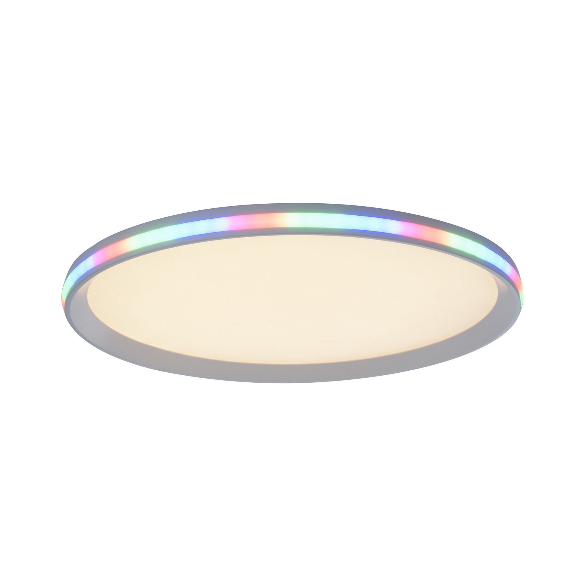 runde LED Deckenleuchte mit RGB-Farbwechsler