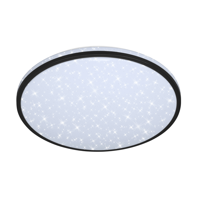 Bild von LED-Deckenleuchte 'Skizo' schwarz/weiß 4400 lm Ø 49,2 cm