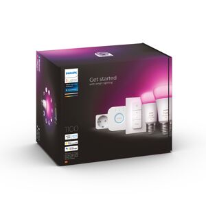 Starter-Set 'Hue White & Color Ambiance' inkl. 2 x LED-Lampe E27 9 W, Dimmerschalter, Smart Plug