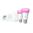 Verkleinertes Bild von LED-Lampe Starter-Set 'Hue White & Color Ambiance' inkl. 2 x E27 9 W, Dimmerschalter, Smart Plug
