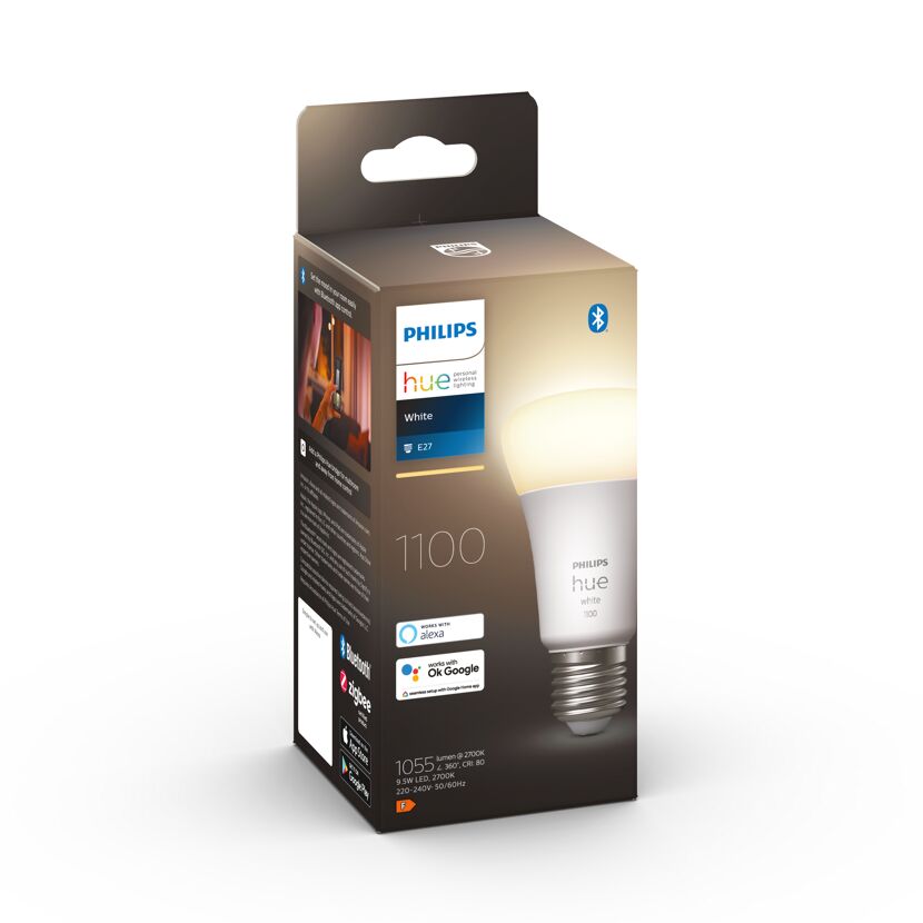 Philips Hue White 1100 Smart LED-Lampe in Verpackung