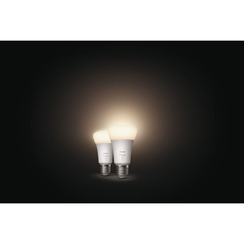 LED-Lampe 'Hue White' E27 9,5 W, 2er-Pack