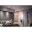 Beleuchtetes Schlafzimmer mit Philips Hue Lampen