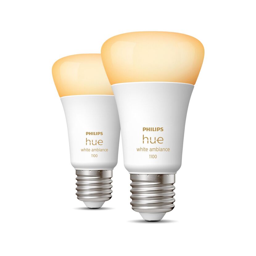 LED-Lampe 'Hue White Ambiance' E27 8 W, 2er-Pack