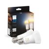 LED-Leuchtmittelset 'Hue White Ambiance' dimmbar matt E27 8 W 1100 lm warmweiß bis tageslichtweiß 2 Stück