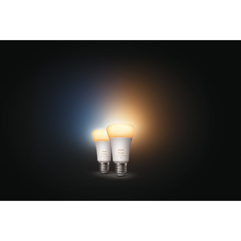 LED-Lampe 'Hue White Ambiance' E27 8 W, 2er-Pack