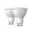 Zwei Philips Hue White Ambiance GU10-Lampen