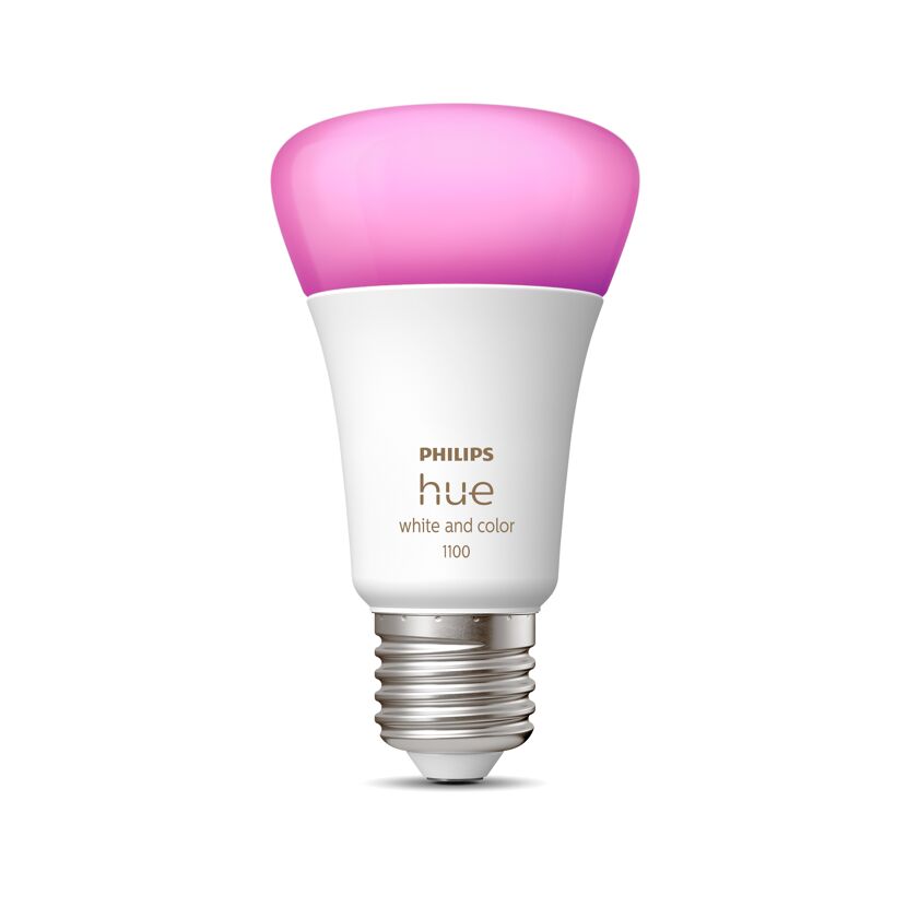Philips Hue White and Color LED-Lampe, rosa leuchtend
