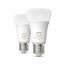 Zwei Philips Hue White and Color Lampen