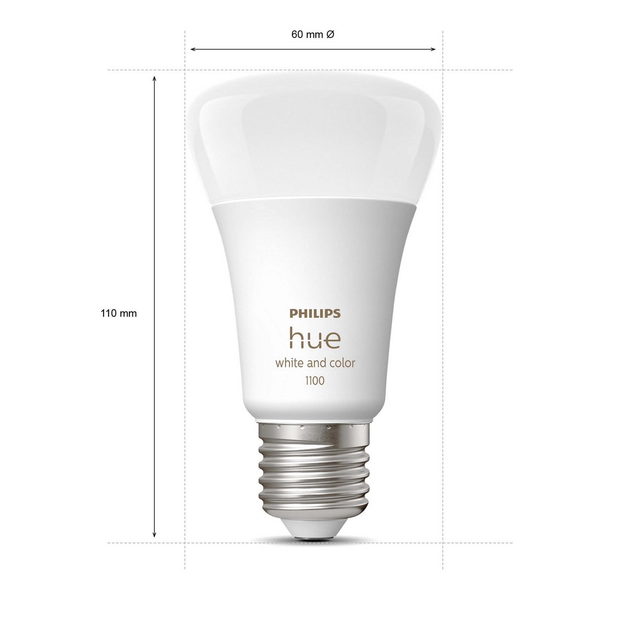 LED-Lampe 'Hue White & Color Ambiance' E27 9 W, 2er-Pack + product picture