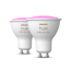 Verkleinertes Bild von LED-Lampe 'Hue White & Color Ambiance' GU10 4,3 W, 2er-Pack